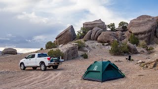 Reviewing the Reactive Outdoor 3 Second Tent in the San Rafael Desert [upl. by Sada]