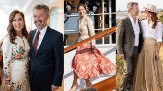 King Frederik X and Queen Mary of Denmark Conclude Their Fun Filled Summer Cruise amp More✔️ [upl. by Netsirhc]