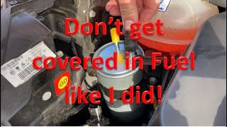 Alfa Romeo Giulietta Fuel Filter Change [upl. by Adelbert860]