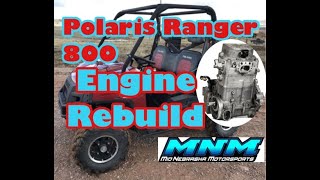 1 Best 🏆 Polaris Ranger 800 Motor Rebuild Video  Top to Bottom  Amazing ❗❗❗ [upl. by Holleran]