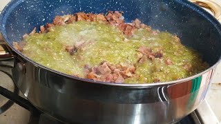 Como Hacer Chicharrón Prensado en Salsa Verde te vas a comer la olla [upl. by Rednazxela]