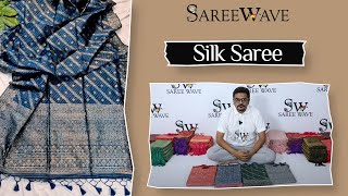 Tussar Silk Jamdani Weaving Saree With Zari Woven [upl. by Anerak27]