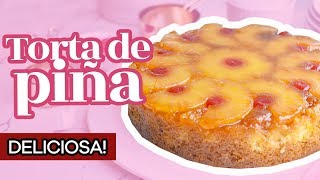 TORTA DE PIÃ‘A JUGOSA Y DELICIOSA  Annas Pasteleria [upl. by Ahseihs505]