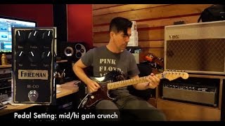 FRIEDMAN BEOD OVERDRIVE demo by Pete Thorn [upl. by Adnilema]