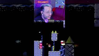 GRAND POO WORLD 3  LEVEL 28 PART 2 shorts gpw3 mario kaizo smw [upl. by Dlonyar]