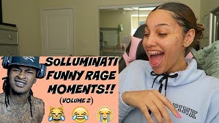 SOLLUMINATI FUNNY RAGE MOMENTS VOLUME 2 REACTION [upl. by Crisey]