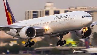 11 FLAWLESS Philippine Airlines Aircraft Landings amp Takeoffs  LAX Airport Plane Spotting [upl. by Tyrrell]