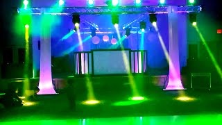 DJ SHOW MCALLEN  show de luces tipo concierto luces BEAM  luxor banquet hall [upl. by Eleni688]