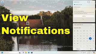 How to View Old Notifications in Windows 1110 Guide [upl. by Annalise]