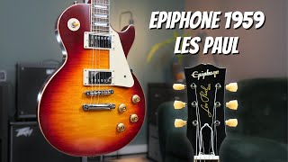 Epiphone 1959 Les Paul Standard Inspired by Gibson Custom  Sound Demo [upl. by Ycniuqed]