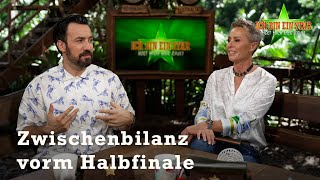 Zwischenbilanz vorm Halbfinale Das große QampA mit Sonja amp Jan ⭐  Dschungelcamp 2024 [upl. by Ahoufe]