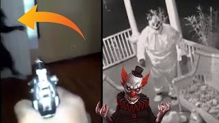 Killer clown SHOT and other clown sightings [upl. by Yrogerg]