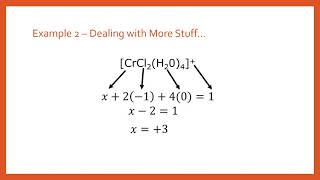 How to Calculate the Oxidation State of Transition Metals in Coordination Compounds [upl. by Josephson]