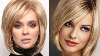 100 Short Bob Pixie Haircut Mixed Blonde Highlights Layered Straight Bob Design Volumetric Choppy [upl. by Hillier]