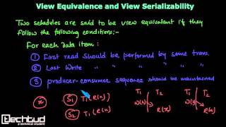 Understanding View Serializability  Transaction Management [upl. by Agemo]