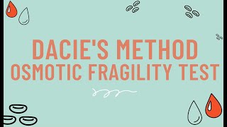 Osmotic Fragility Test Demonstration  Dacies Method [upl. by Levana647]