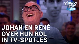 Johan en René lachen over hun rol in tvspotjes  VERONICA INSIDE [upl. by Anin]