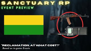 DayZ Event Preview  quotReclamation at what costquot  Sanctuary RP  XBOX [upl. by Bronnie236]