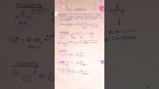 Curtius rearrangement organicchemistry chemistry reaction 12thchemistry music motivation [upl. by Bullion]