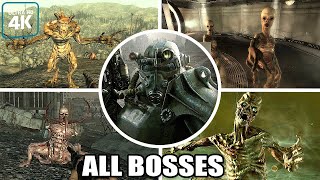 Fallout 3 GOTY  All Bosses amp Monsters With Cutscenes 4K 60FPS UHD PC [upl. by Seline]