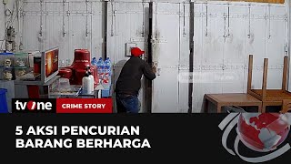 Sekelompok Pencuri Terekam CCTV Masuk ke Dalam Rumah  Crime Story tvOne [upl. by Aicena689]