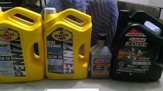 Pennzoil vs AMSOIL vs Castrol vs Valvoline 5W20 Oil Analysis [upl. by Hodess]