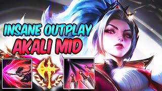 INSANE AKALI OUTPLAY  FULL AP GAMEPLAY  PRESTIGE COVEN AKALI  Build amp Runes  League of Legends [upl. by Noraa646]