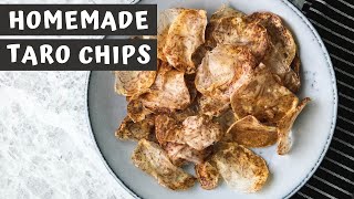 HOW TO MAKE TARO CHIPS  Keeping It Relle [upl. by Slotnick]