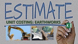 Unit Cost Analysis for Earthworks Excavation amp Backfilling [upl. by Luciana962]