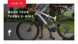 How to wash your Ebike  Specialized Turbo Ebike maintenance [upl. by Eirak]