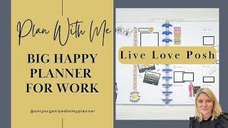 Plan With Me  Work Planner  Live Love Posh Stickers  Sep30  Oct6 [upl. by Strade767]