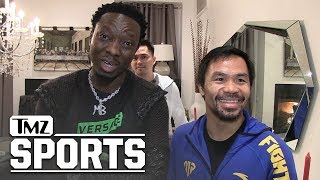 Manny Pacquiao Gets Anger Translator to Cuss Out Adrien Broner  TMZ Sports [upl. by Schaffel]