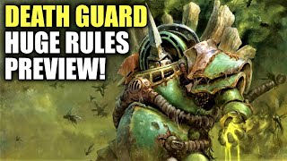 Breaking Down The Newly Previewed Death Guard Rules │ Warhammer 40k 9th Edition [upl. by Nahgam]