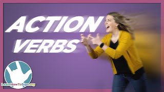 20 Action Verbs in ASL [upl. by Bertie980]