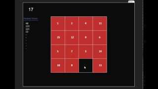 How To Solve a 4x4 Sliding Puzzle Easily and in under a minute [upl. by Heyward]