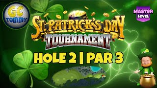 Master QR Hole 2  Par 3 HIO  St Patricks Day Tournament Golf Clash Guide [upl. by Evered]