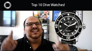 Top 10 Luxury Dive Watches  Federico Talks Watches [upl. by Digirb]