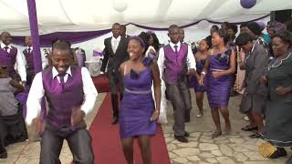 Best Zim Wedding Rhumba Dance  DJ Lewis  quotGrippe aviairequot [upl. by Milburt]