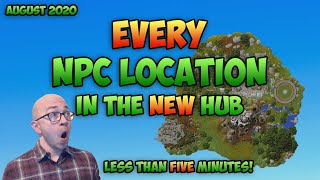 New Hub NPC Locations  Hypixel Skyblock Hub Update with timestamps [upl. by Shaine]