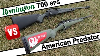 Remington 700 Vs Ruger American Predator [upl. by Royo80]