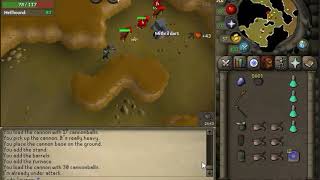 Hell Hounds Slayer Task safe spot OSRS [upl. by Notgnirra]