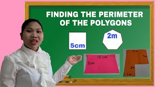 FINDING THE PERIMETER OF THE POLYGONS [upl. by Philine]