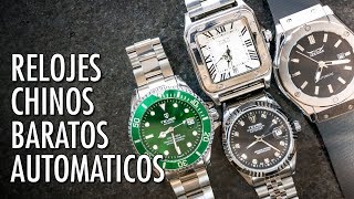 Relojes Chinos Automáticos Baratos Tevise y Jaragar  Unboxing y Opiniones  NO VALEN LA PENA [upl. by Glendon]