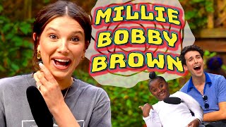 Millie Bobby Brown Does Recess Therapy [upl. by Aihsenek923]