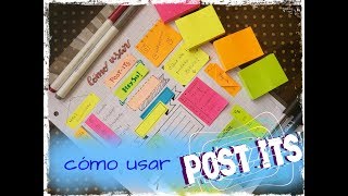 FORMAS DE USAR POSTIT  APUNTES BONITOS  Vuelta a clases [upl. by Thier]