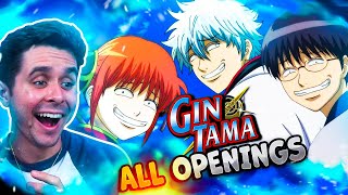 GINTAMA Opening 121 REACTION ALL GINTAMA OPENINGS [upl. by Mohn841]