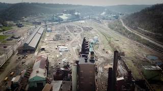 Weirton Steel Demolition [upl. by Nnylakcaj]