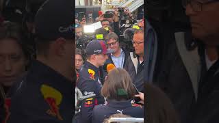 Verstappen interview barcalona f1 test ziggo sport redbull racing jack plooij olav mol 2020 [upl. by Mharg80]