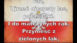 Polskie Kwiaty Patriotyczne Karaoke [upl. by Ahtiek]