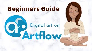 Artflow Tutorial  Beginners guide to digital art on Artflow using Galaxy Tab S5e [upl. by Tris]